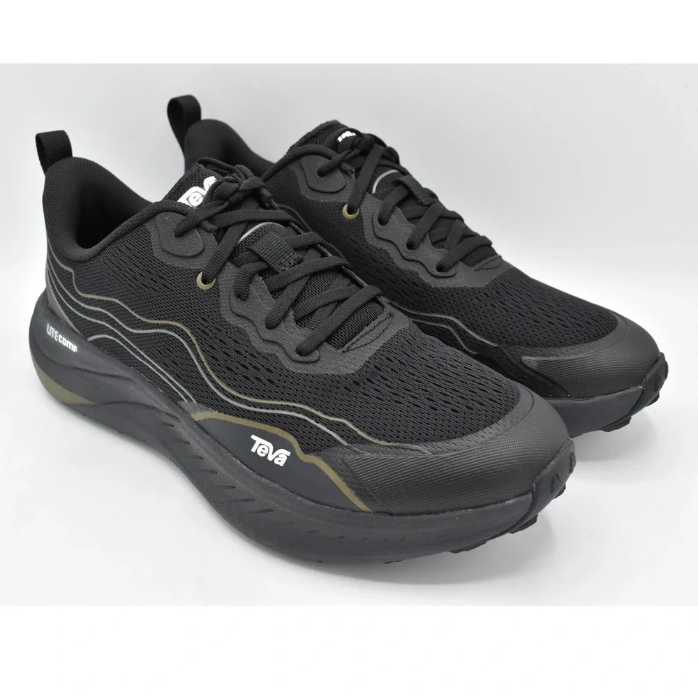 Teva Trailwinder Low Mens 12 Black Burnt Olive Hiking Sneakers Shoes NWB